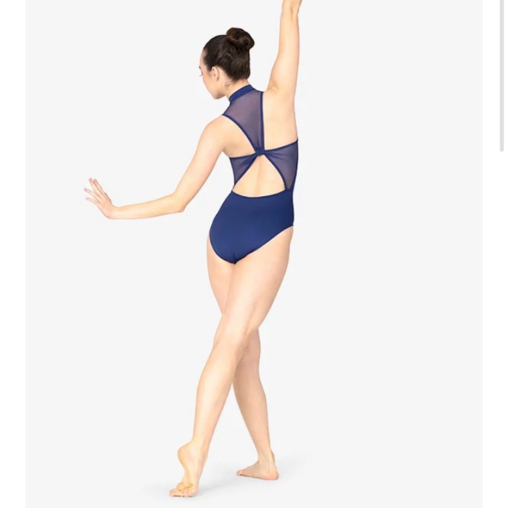 Zip Front Cut-Out Back Leotard/Body Suit